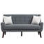 160cm Square Arm Upholstered Loveseat-1401340655