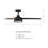 Pura 52'' Ceiling Fan with LED Lights-1246686947