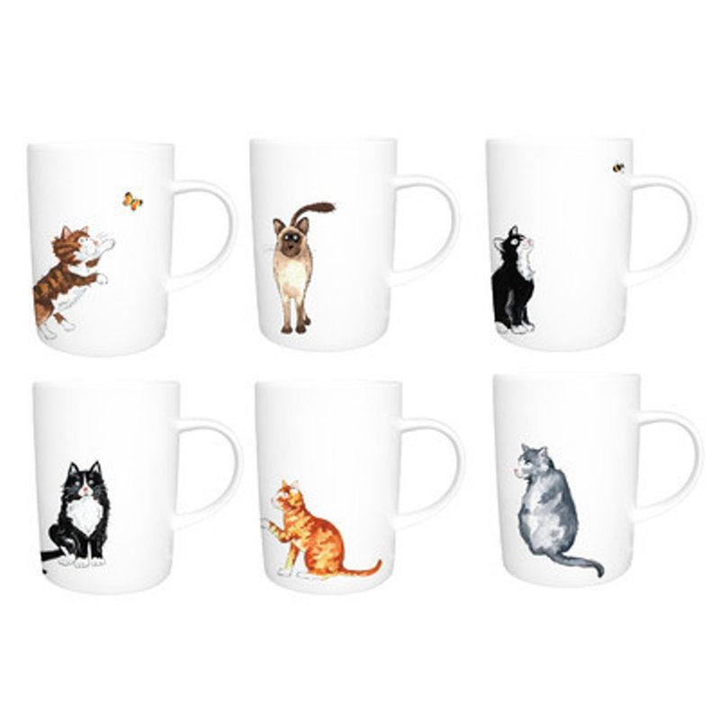Ensemble de grande tasse 6 pièces Popp