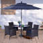 Alyah Square 6 - Piece 4 - Person 94Cm L Outdoor Table Set-1357504219-1357504222