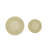 Round Metal Hollow Side Table Set