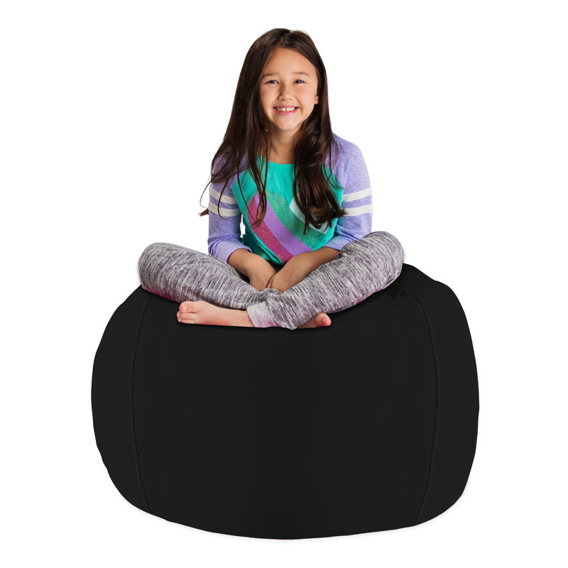 Housse pour fauteuil à billes Kids, Grand - 38 po, Noir uni