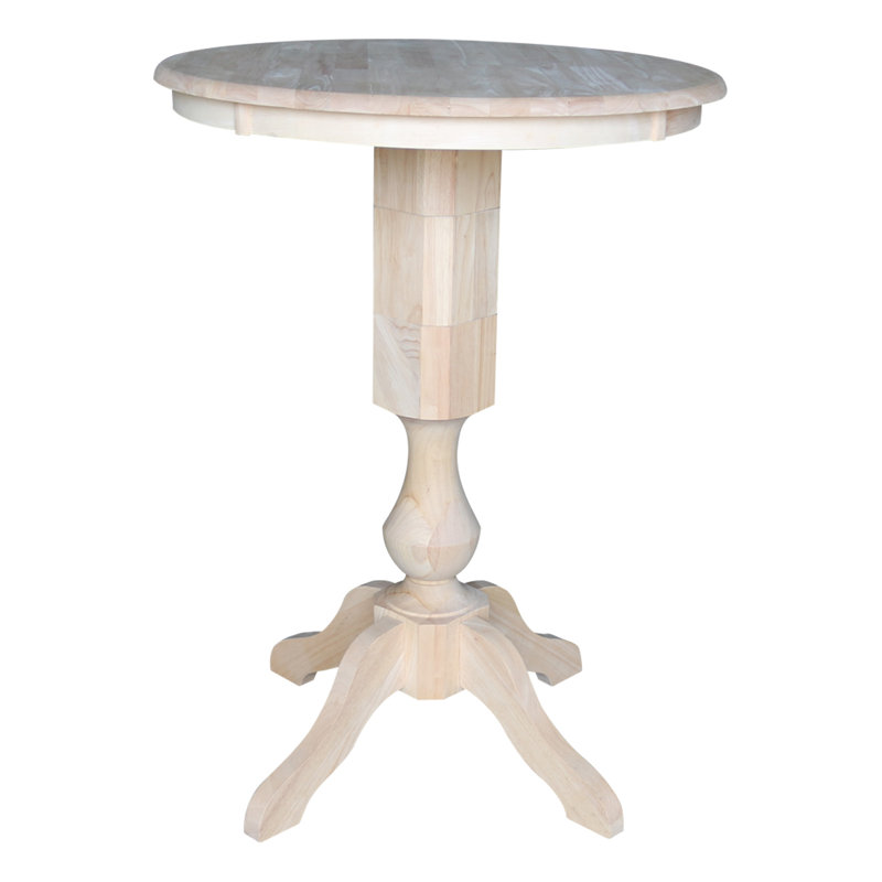 Table de salle à manger Garbacz, H 41,9 po x L 36 po x l 36 po, Prêt à finir / non fini