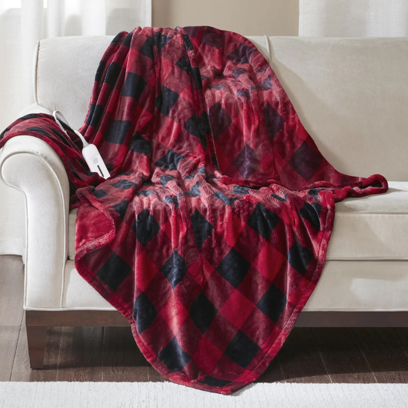 Hand Woven Heated Throw Blanket