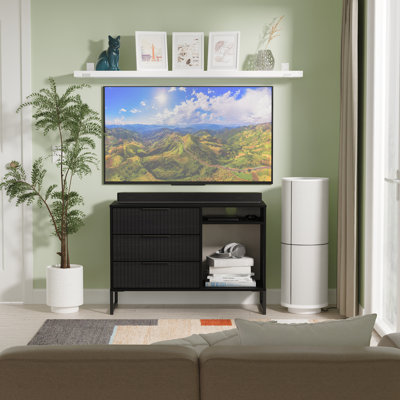 Fluted 3 Drawer TV Unit