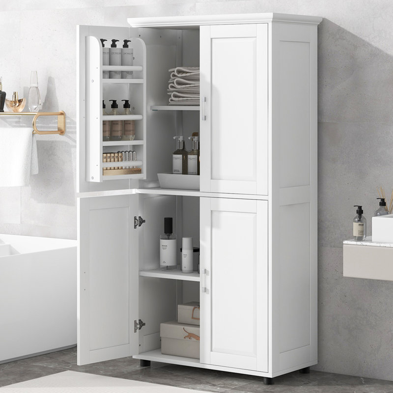 Mathayus MDF Freestanding Bathroom Cabinet
