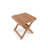 Shoreline Fully Assembled All-Weather Outdoor Folding Modern Adirondack Chair and Table Set-488664270