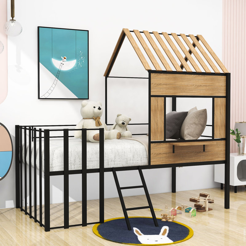 Kawakami Kids Twin Over Full Loft Bed, White