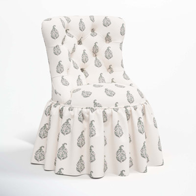 Minnie Cotton Swivel Side Chair