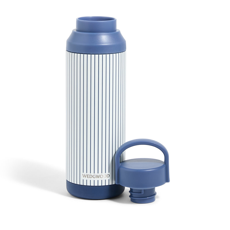 Gio Pinstripe Flask 18/10 Stainless Steel 316 Travel Mug