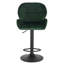 Dequavious Swivel Upholstered Adjustable Height Counter Stool with Metal Frame-1219809668