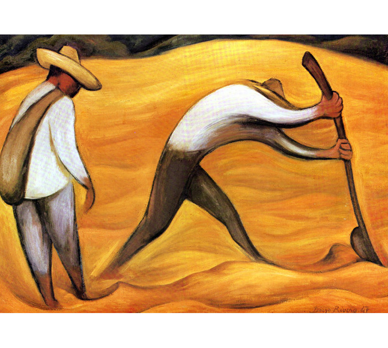Peasants IMA-R236, 13'' H x 18'' W