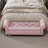 40" Tufted Storage Bench, Upholstered Storage Ottoman Bench, Rolled Arm Window Bench-882300809-907070943