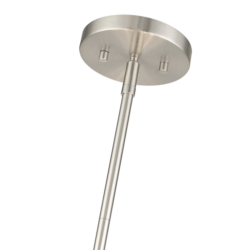 Niobrara 5 - Light Dimmable Drum Chandelier, Brushed Nickel