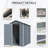 4X6ft Resin Outdoor Storage Shed Kit To Store Patio Furniture  Gray-123950910-123950909
