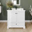 Ensemble de meuble-lavabo simple autoportant 36 po avec plateau en quartz Deborah-98094497-98094500-98094501