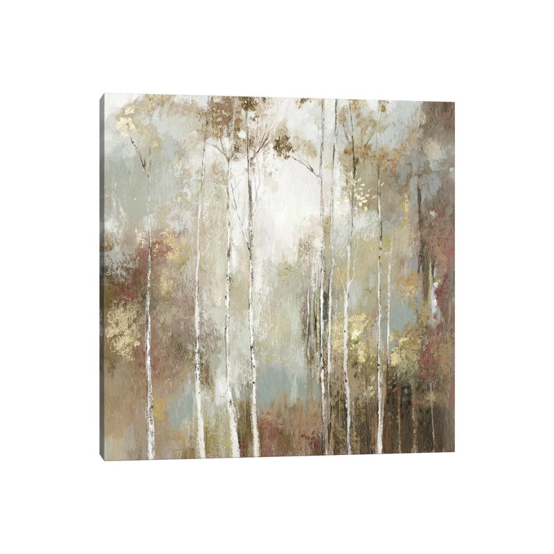 «Fine Birch I» par Allison Pearce - reproduction d'art, H 48 po x l 48 po x 1,5 po, Toile tendue