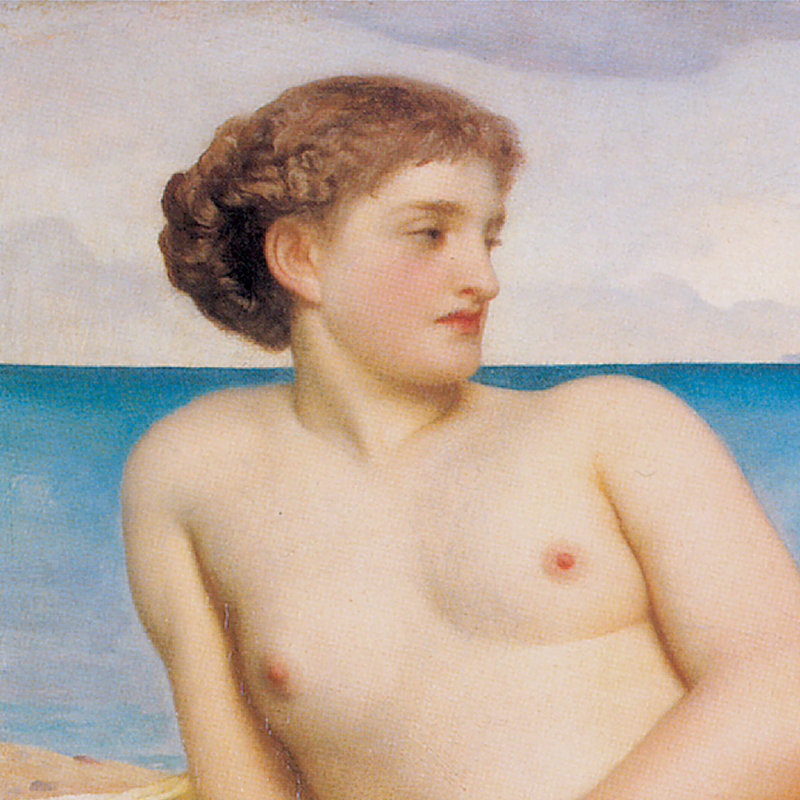 «Actaea, the Nymph of the Shore, 1868», reproduction d'art sur toile encadrée, H 19,75 po x l 29,25 po x P 1,875 po
