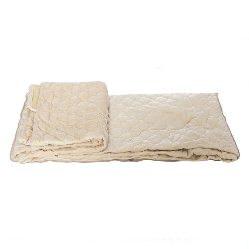En Route 2-Way Plush Travel Blanket and Pillow, Beige