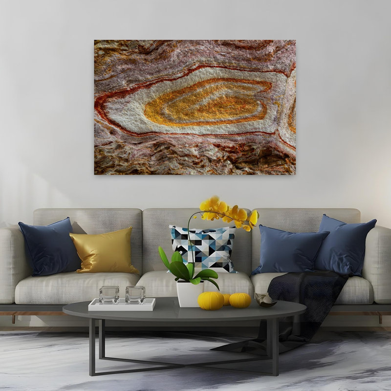 Art contemporain contemporain abstrait, H 40 po x l 60 po