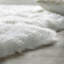 Tapis blanc en peau de mouton fait à la main Mera-1906169936