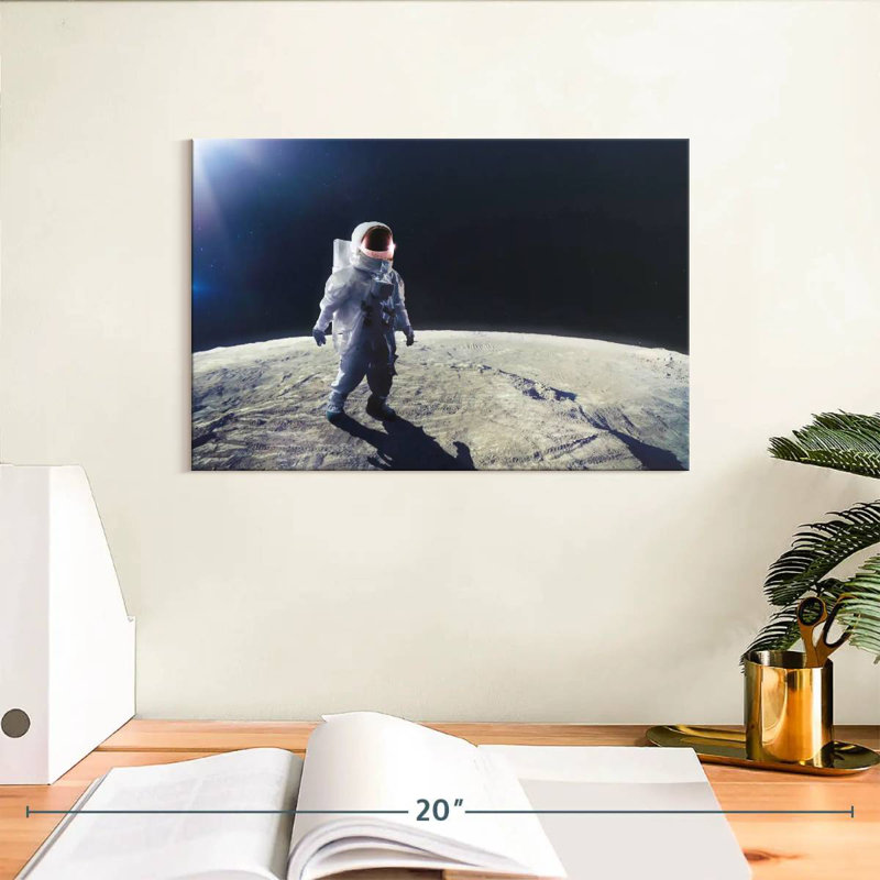 Oberle Moon Astronaut, 8" H x 12" W