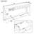 Console Table/Sofa Table With Storage Drawers And Bottom Shelf For Entryway Hallway-1320255402