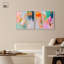 «Fusion of Shades», ensemble de 2 toiles décoratives Dopamine par Art Remedy-114220364-114220358