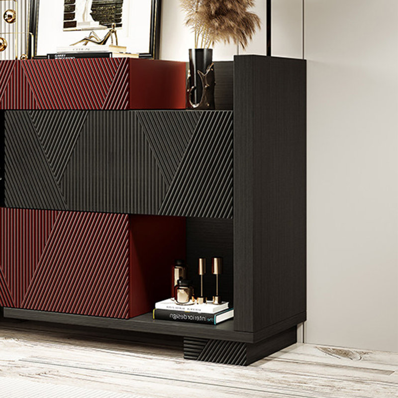 Armoire d'extension cloisonnée de style italien, Black