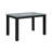 Grey And Black Dining Table With Chair Set