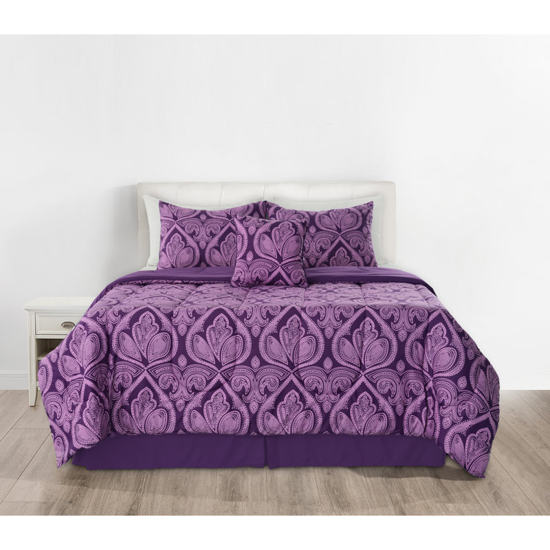 Comforter, Queen, Purple