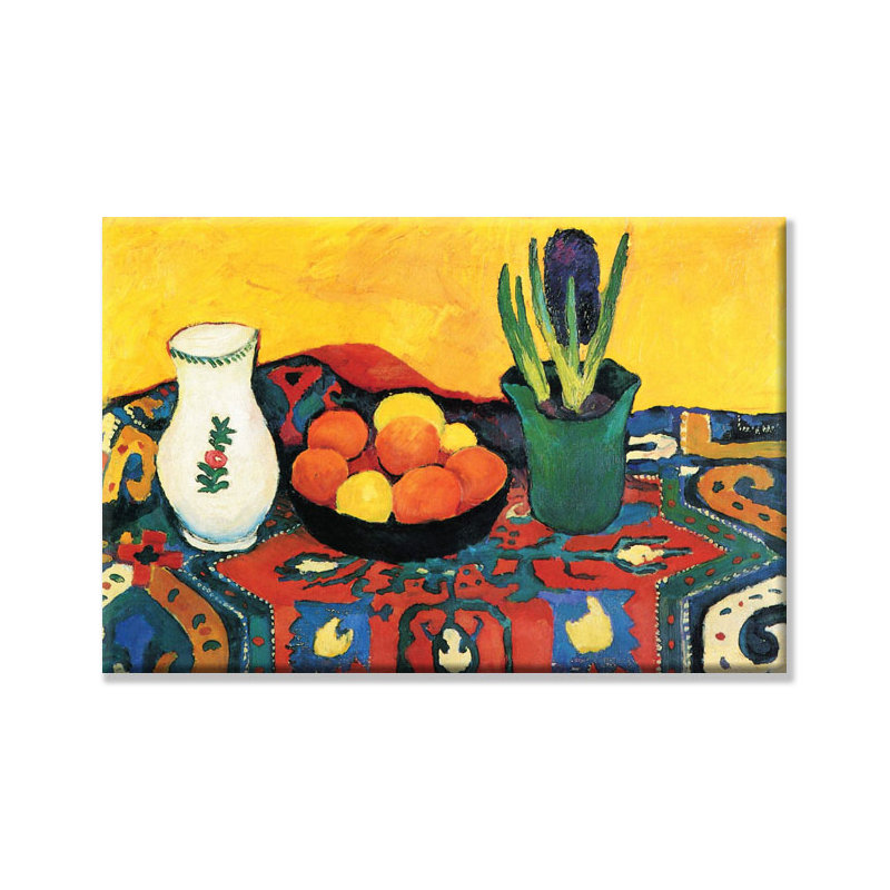 «Still Life with Hyacinthe», reproduction, H 24 po x l 36 po x P 1,5 po