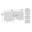 Bureau d'ordinateur avec rangement multiple