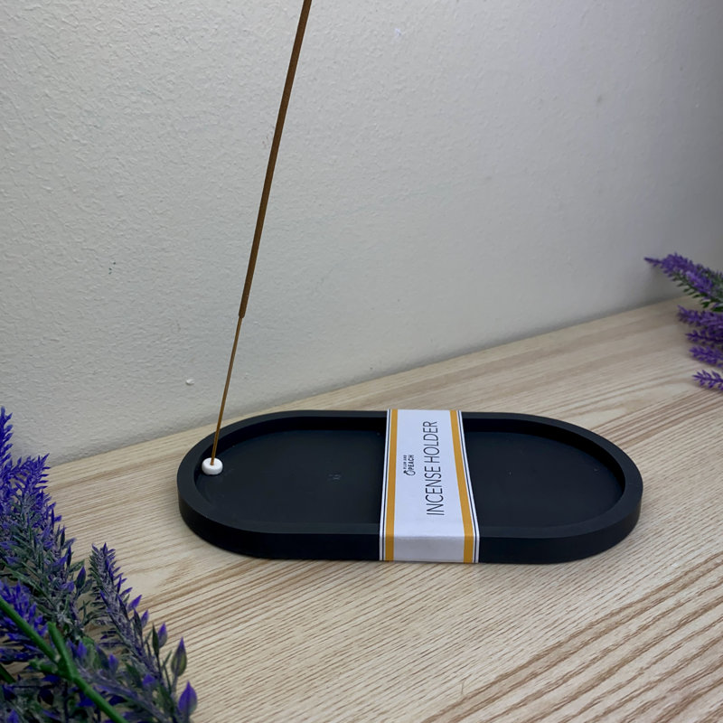 Incense Holders Stoneware Tabletop / Centrepiece Candle Accessories, Black