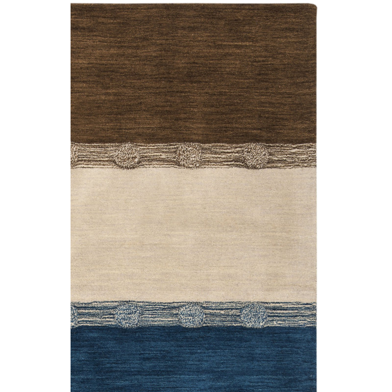Tiernan Hand Loomed Wool Striped Rug, Runner 2'3" x 8'