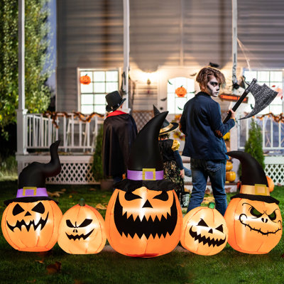 Grande citrouille d'Halloween gonflable