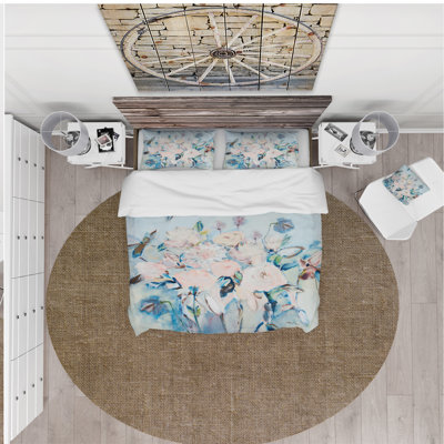 Farmhouse / Country Floral Duvet Cover