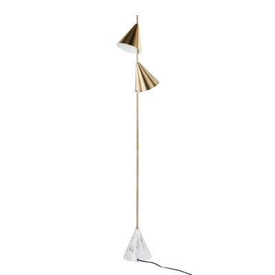 Lampe sur pied en métal