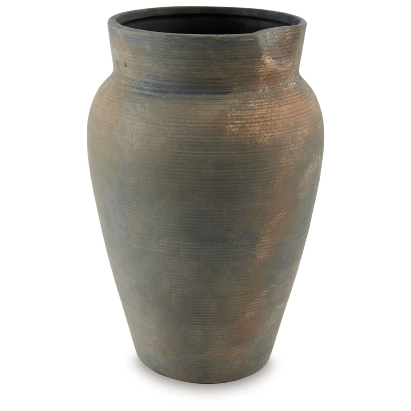 Maliki Vase, 15" H x 9.8" W x 9.8" D