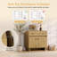 Ensemble de rangement modulaire Almaguer 3 pièces avec 2 tiroirs, 6 portes, tablettes réglables et fini chêne naturel.-1312010220