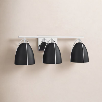Noel 3-Light Dimmable Steel Vanity Light