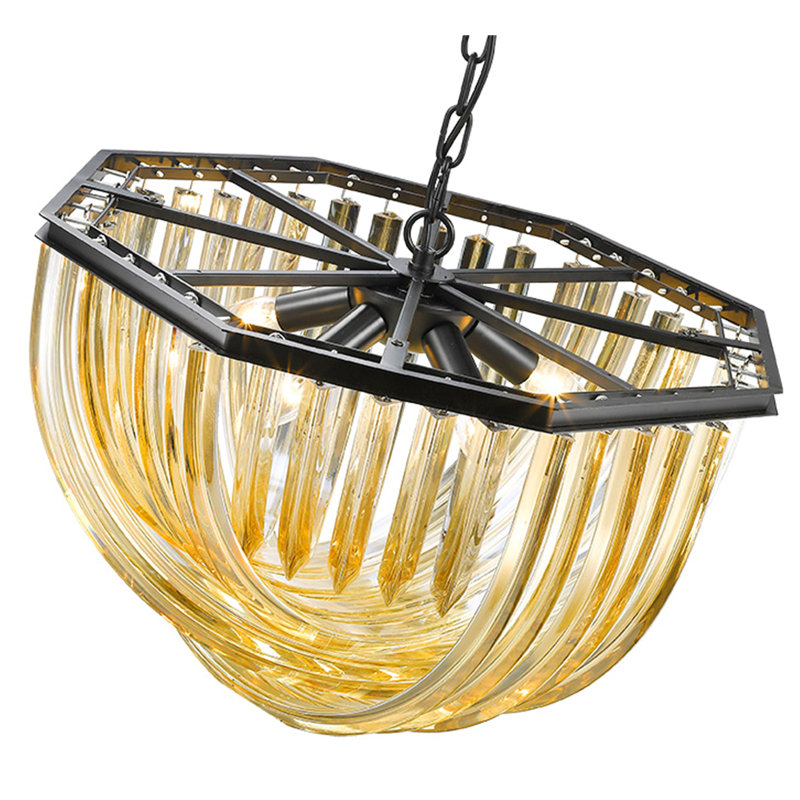 Sheila 5 - Light Chandelier, Champagne Gold