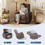 Faux Leather Chaise Lounge