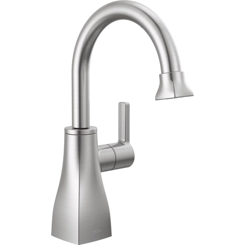 Robinet contemporain contemporain, Acier arctique