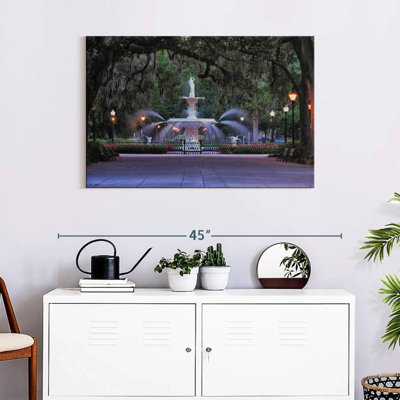 Fontaine Ravi Forsyth Park à Savannah