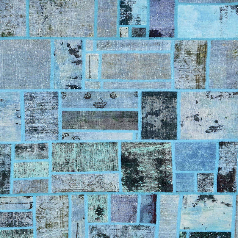 Tapis décoratif multicolore à motif abstrait, null