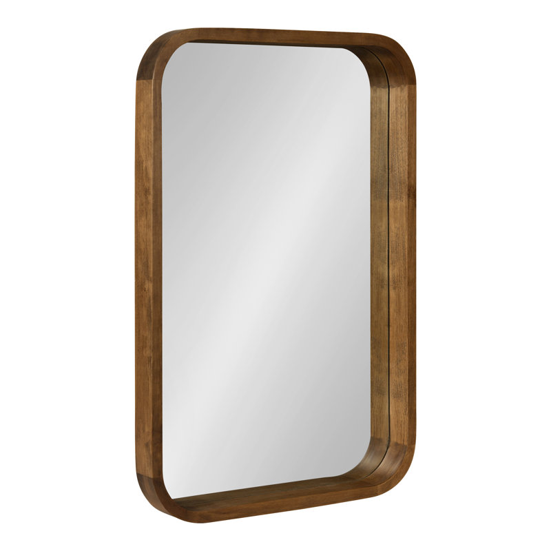 Miroir d'appoint Gravley, Brun rustique, 30 po x 20 po