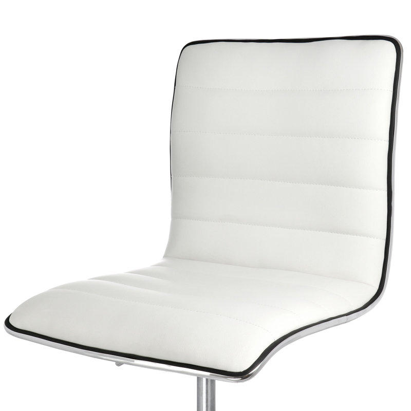 Hokku Designs Costantina Conference Chair, Faux Leather White