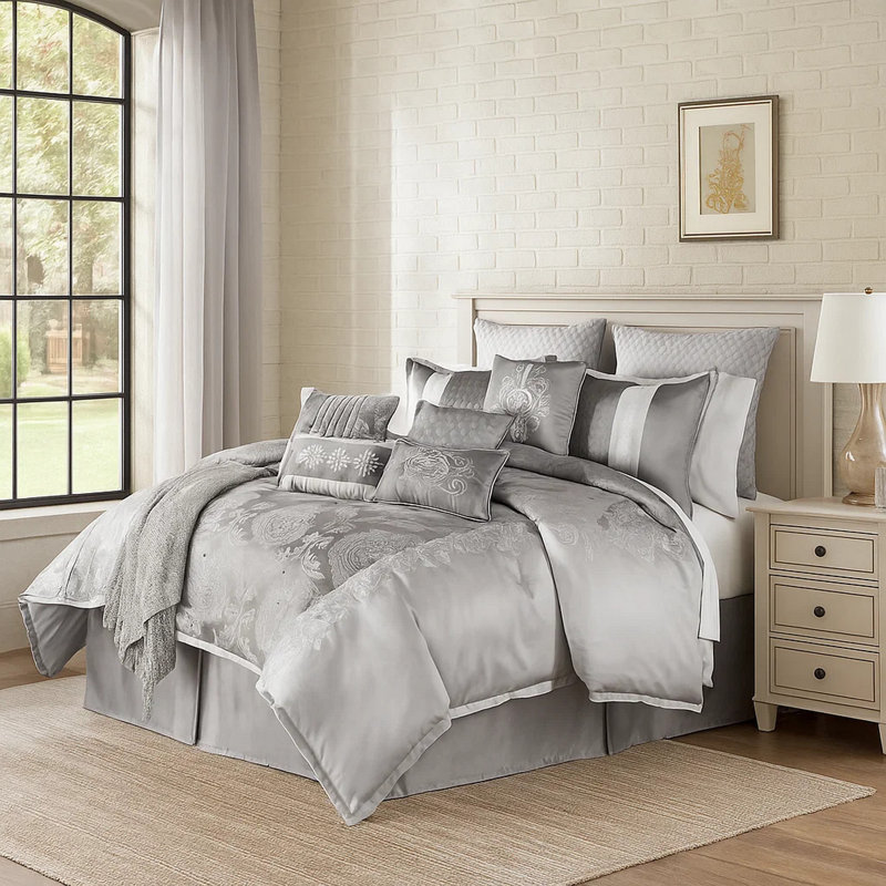  Comforter Set, Queen Comforter + 11 Additional Pieces