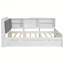 Lit plateforme en bois avec lit gigogne, tablettes et tête de lit-1275397111-1275397110